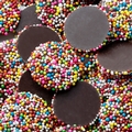 Rainbow Dark Chocolate Nonpareils