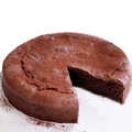 Gluten Free All Natural Flourless Chocolate Truffle Torte - 8-Inch Round Cake