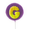 'G' Letter Hard Candy Lollipop