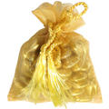 Gold Mesh Favor Bags - 12CT Bag