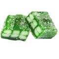 Green Sour Licorice Gummy Cubes 2.2 Lb Bag