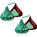 Hershey's Holiday Kisses Dark Chocolate Mint Truffle - 70-Pc. Bag
