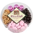 Baby Girl Candy Nuts & Chocolate Gift Tray