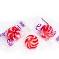 Sugar-Free Red Swirl Candy Discs - Strawberry & Cream