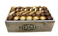 Dairy Chocolate Wooden Gift Basket - Israel Only