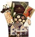 Brown Colonial House Gift Basket