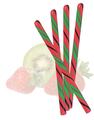 Kiwi Strawberry Candy Sticks