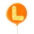 'L' Letter Hard Candy Lollipop