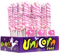 Light Pink & White Unicorn Pops - Bubble Gum