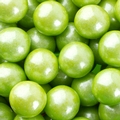 Lime Green Shimmer Pearl Gumballs 