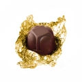 Gold Foiled Diamond Chocolate Truffles