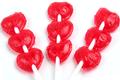 Triple Heart Red Lollipops