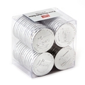 Parve Chocolate Silver Coins - 52CT