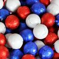 Patriotic Foiled Milk Chocolate Balls