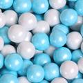 Powder Blue & White Shimmer Pearl Mini Gumballs