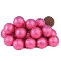 Hot Pink Foiled Milk Chocolate Balls