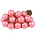Pink Foiled Milk Chocolate Balls