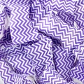 Purple Chevron Stripe Wrapped Mints