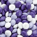 Purple, Lavender & White M&M's Chocolate Candy
