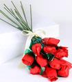 Red Long-Stemmed Roses Confection - 12-Piece Bunch