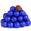Blue Foiled Milk Chocolate Balls