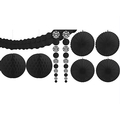 Black Party Decoration Kit- 9CT