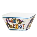 Happy Purim Melamine Square Bowl