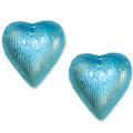 Tiffany Blue Foiled Milk Chocolate Hearts 