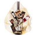 Purim Mishloach Manos Chardonnay Wonderful Wine Bottle Rack Gift Basket 