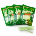 Sippie Candy in Straw - Green Apple - 30CT Bag