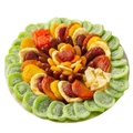 Tu B'Shvat Dried Fruit Round Plate Gift Basket