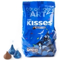 Dark Blue Hershey's Kisses - 17.6 oz Bag