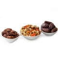 Ceramic Trio Nuts & Dried Fruits Gift