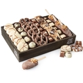 Shavuos Dairy Truffle & Pops Line Up Wooden Gift Tray - 12