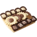 Shavuos Dairy Truffle Wooden Cutting Board Gift Tray