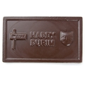Happy Purim Belgian Dark Chocolate Card - 6-Pack