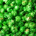 Green Candy Coated Popcorn - Apple