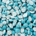 Blue Mini Creamy Mint Nonpareils Drops - 1 LB Bag