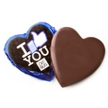 'I Like You' Dark Belgian Chocolate Message Heart