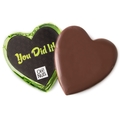 'You Did It' Dark Belgian Chocolate Message Heart