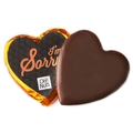 'I'm Sorry' Dark Belgian Chocolate Message Heart