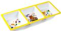 Jelly Belly Yellow 3-Section Melamine Tray