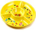 Jelly Belly Yellow Melamine Chip & Dip Tray