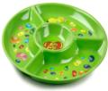 Jelly Belly Green Melamine Chip & Dip Tray