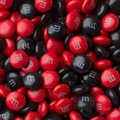 Black and Red M&M's Chocolate Candy