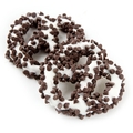 White Chocolate Covered Pretzels with Chocolate Chips