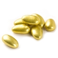 Gold Metallic Jordan Almonds - 1 LB Bag
