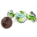 Senior Lime Green & Silver Dark Chocolate Praline with Chocolate Filling - 2.2 LB