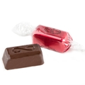 Senior Red Dark Square Chocolate Praline with Chocolate Filling - 2.2 LB