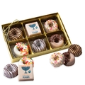 Hanukkah Premium Parve Chocolate Gift Box - 6CT